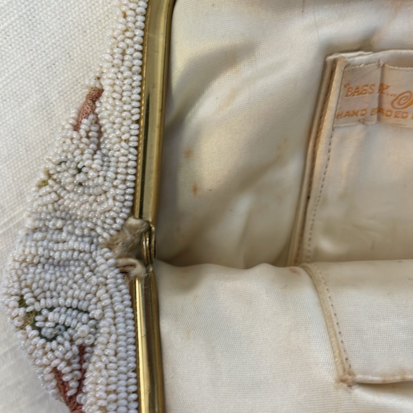 Vintage Beaded Clutch Handbag by Josef in France - Picture 6 of 15